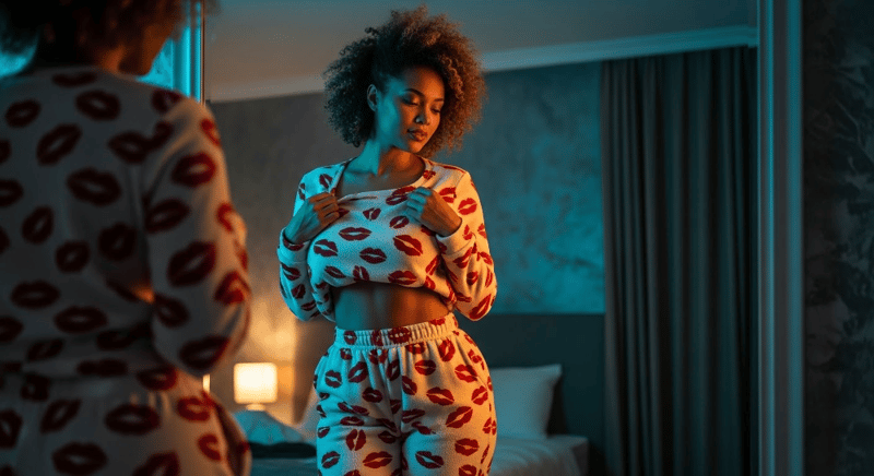 Pyjama à motifs super moelleux