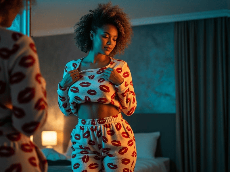 Pyjama à motifs super moelleux